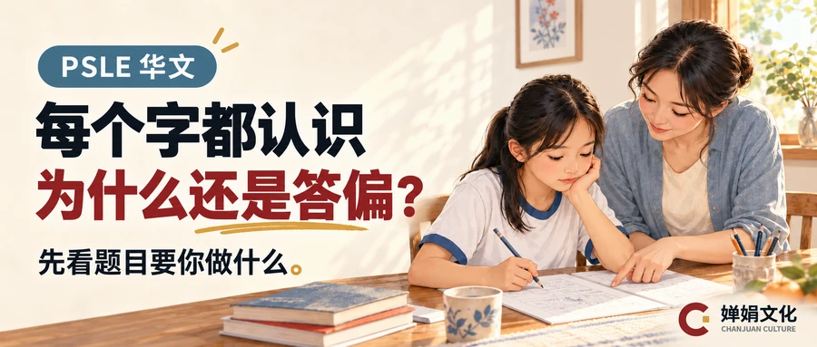 Reading comprehension poster with a parent and child considering a question